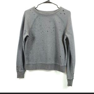 American eagle distressed crewneck xs